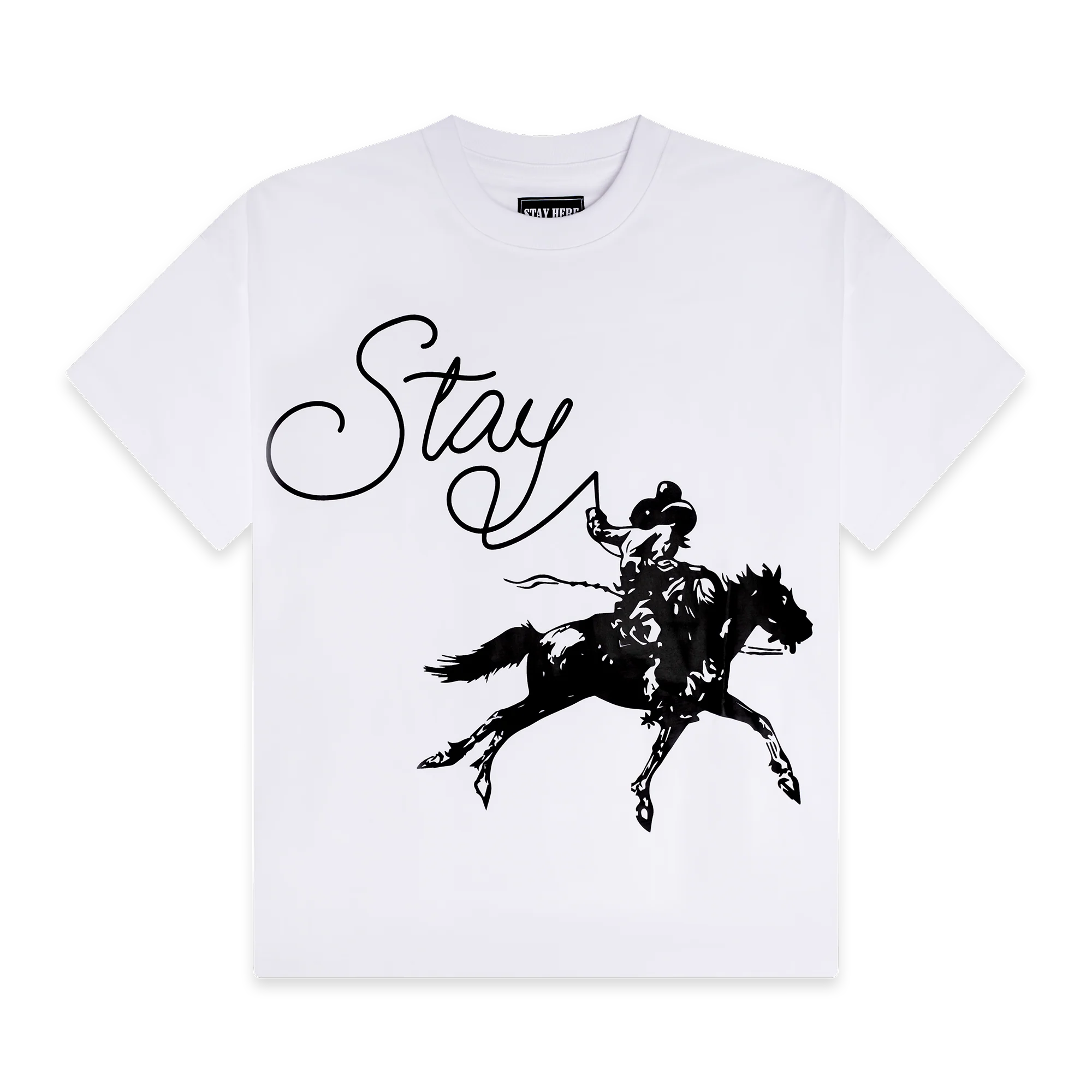 GET BACK ON THE SADDLE TEE